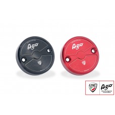 CNC Racing GIACOMO AGOSTINI LIMITED EDITION Billet Brembo S50 (Two screws) Front Brake Reservoir Cap